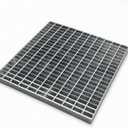 TONGMO 24 in Galvanized Steel Drain Grate, Serrated Steel Bar Grating with B125 Load Capacity, Anti-Slip Metal Catch Basin Grate for Driveway, Garage, Patio, Yard, Factory, and Outdoor Drainage