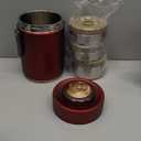 Aluminum Insulated Food Pouch Thermal Bag for Camping Portable Multi-functional Sturdy Design for Outdoor Adventures (Navy)