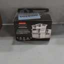 Rubbermaid Brilliance Food Storage Containers, Set of 5 (10 Pieces), BPA-Free, Leak-Proof, Clear