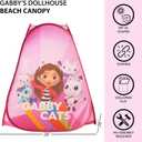 Gabbys Dollhouse Collapsible Pop Up Play Tent for Kids, 28" W x 28" L x 30" H, Ages 3+