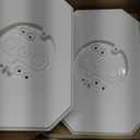 2 Pack Vinyl Siding Mounting Blocks, 8141DBL Vinyl Siding Light Mounting Block with Built-in Electrical Box, Outdoor Mounting Plate kit for 1/2 inch Double