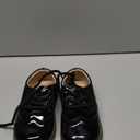 Casazoe Boys Girls Oxford Wedding Dress Shoes Classic School Uniform Flats Formal Casual Loafer for Toddler Little Kid (7.5 Toddler, A02/Mirror)