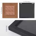 3D Textured Wall decor, brown geometric sandstone texture images,16x16Inch