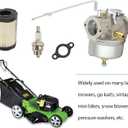 632615 Carburetor Compatible with Tecumseh 632615 632208 632589 H30 H35 Engines, with 35066 Air Filter+L7T Spark Plug