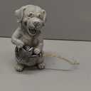 Lavezee Dog Statues Outdoor with String Lights for Garden Decor, Dog Garden Statue for Patio Lawn Porch Walkway Yard Decoration, Ideal Gifts for Dog Lovers Women Mom Grandma
