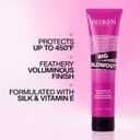 Redken Big Blowout Heat Protectant Gel - Provides All-Over Volume & Movement, Hair Shine & Frizz Control, Blowdry Gel For All Hair Types
