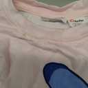 Disney Frozen Elsa Stitch Princess Minnie Toddler Girl 2 Piece Outfit Puff Sleeve Top & Sparkly Skirt Set Birthday Dress (6-7 Years)