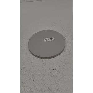Silicone Bathroom Tray Round Vanity Tray Decorative Soap Holder Kitchen Countertop Organizer Coffee Table Decor for Candle, Perfume, Plant, 9 Inch, Light Grey