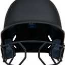 Champro HXE Fastpitch Softball Matte Batting Helmet, Medium, Black