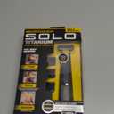 MicroTouch SOLO Titanium, Rechargeable Beard & Body Razor that Trims, Edges, Shaves, and Grooms