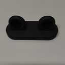 Delidigi Dual Charger Stand Holder Compatible with Apple Watch Ultra 3/2/1, SE 3/2/1, Series 11 10 9 8 7 6 5 4 3 2 1 (49/46/45/44/42/41/40/38mm) Silicone Double iWatch Charging Stand (Black, Charger Not Included!)