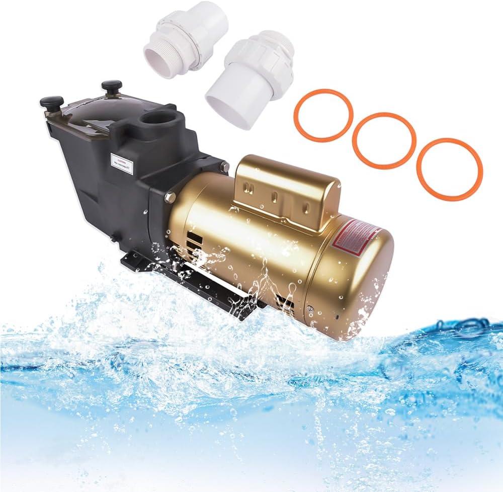 W3SP2607X10 Pool Pump 1 HP 115/230 V Single Speed Replacement for Hayward SP2607X10 Super Pump & In-Ground Pool/Spa of All Types and Sizes