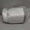 Cooling Cube Pillow for Side Sleepers, Square Memory Foam Side Sleeper Pillow Firm Soft Double-Sided Supportive, Support Head Cervical Pillow for Neck Shoulder Pain, 24"x12"x5" (White-grey)