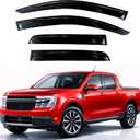 KPY Rain Guards Fit for 2022-2026 Ford Maverick, Out-Channel Window Visors Vent Wind Deflectors 4PC, Truck Accessories for 22-26 Maverick