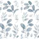 RoomMates RMK5154SCS Dancing Leaves Peel and Stick Wall Decals , Blue