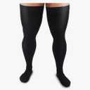 Zhanmai Thigh High Compression Socks for Men 20-30 Mmhg Compression Stockings Thigh High Socks Swelling