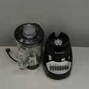 BLACK+DECKER Countertop Blender with 6-Cup Glass Jar, 10-Speed Settings, Black, BL2010BG