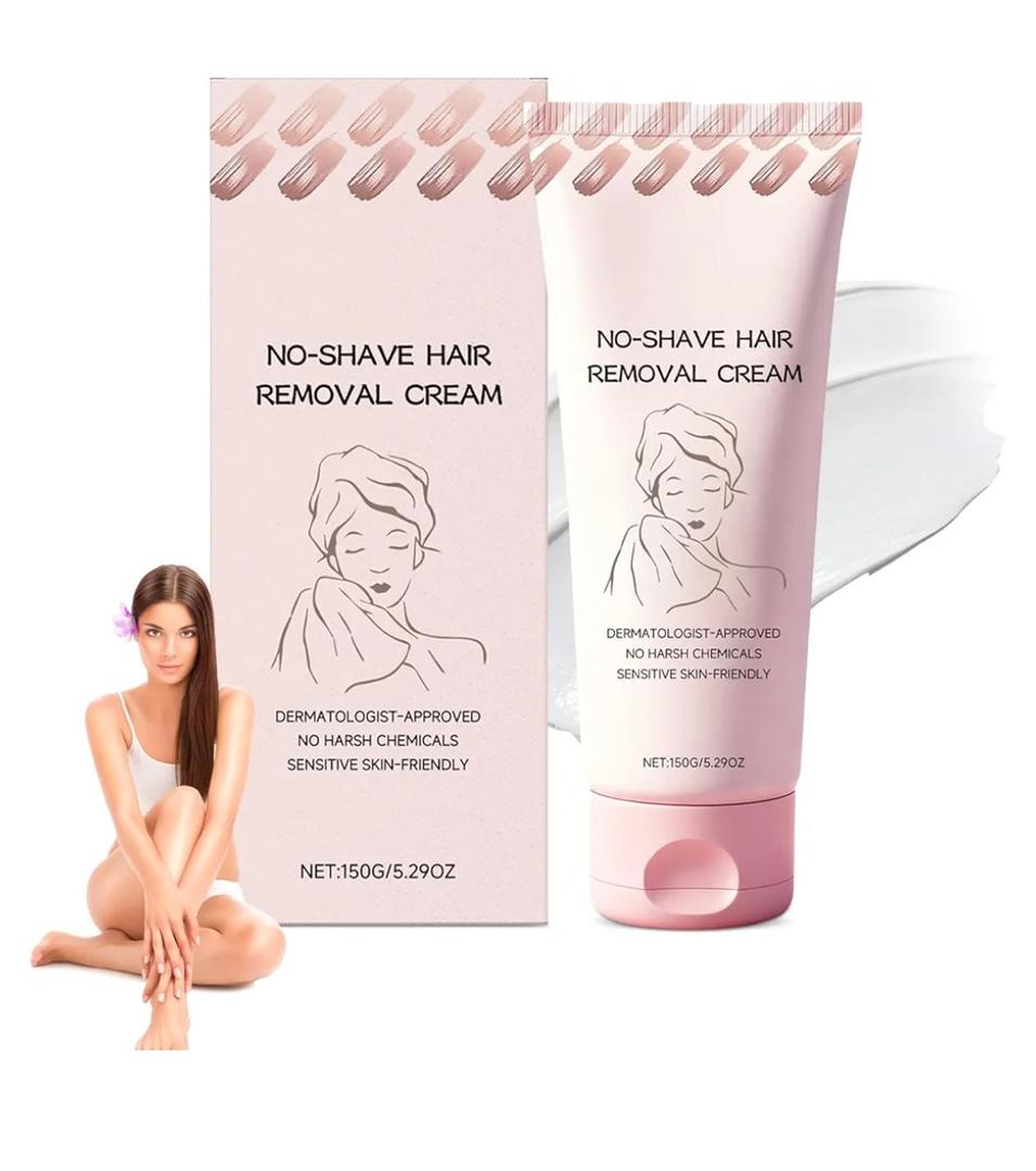 No Shave Hair Removal Cream, No Shave Hair Remover for Women, Fast and Gentle, Moisturizing & Nourishing Formula for Sensitive Skin