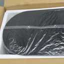 Black Galvanized Steel Post-Mount Mailbox, 19 x 8.7 x 6.7 inches, Standard Mail Box,Medium Capacity,Mailboxes for Outside Post Mount