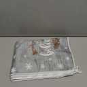 Preboun 6 Pcs Christmas Kitchen Towels Grey Buffalo Plaid Xmas Tree Brown Christmas Dish Hand Kitchen Towels Hello Winter Bathroom Decoration Dish Cloth Tea Cloth (Brown Wood Color)