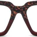 Peepers by PeeperSpecs Women's Oprah's Favorite Things Take a Bow Oversized Square Blue Light Blocking Reading Glasses