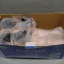 Cool Yoleb 40 oz Tumbler with Handle and Straw, Stainless Steel Tumblers bulk with Lids Double Wall Vacuum Insulated Mug Reusable Travel Cup Keep Drinks Hot and Cold, Light Pink, 8 Pack