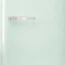 Smeg FAB10 50's Retro Style Aesthetic Refrigerator with 4.48 Cu Total Capacity, 2 Glass Shelves, LED Internal Light, 22-Inches, Pastel Green Right Hand Hinge Made In Italy