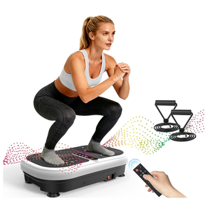AXV Vibration Plate Fitness Platform Exercise Machine Vibrating Shaking Full Body Shaker Workout Vibrate Stand Shake Board Sport for Weight Loss Fat Burner for Gym Home Office