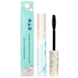 Pacifica Aquarian Gaze Mascara Abyss (Black) Water-Resistant Long Lash Mascara, Lengthening & Smudge-Proof, Vegan & Cruelty-Free