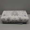 3x5 Washable Entryway Rug, Non Slip Boho Runner Rugs for Hallway, Entrance, Kitchen, Bathroom, Laundry Room, Soft Entryway Carpet, Throw Low Pile Retro Imitation Wool Carpet, Light Blue Grey