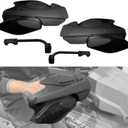 Sportsman Handguards, Hand Brush/Wind Guards with Mount Brackets Kit for Polaris Sportsman Scrambler 400 450 570 850 XP 1000 2007-2024 Accessories Black (2PCS, Replace #2876846, 2879380)