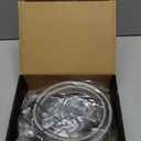 6AN 70" Transmission Fluid Oil Cooler Hose Line kit for GM Chevy Transmission 4L80E TH350 TH400 4L60E 700R4 200-4R TR6060 Ford AOD 4R100 4R70W and C5 Stainless Steel Braided PTFE Hose