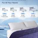 ZonLi Cooling Blanket for Hot Sleepers 50"x70", Q-Max 0.5 Lightweight Cool Touch Breathable Summer Blanket for Night Sweats, All-Season Cold Blankets, Dusk Blue