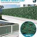 Patio Paradise 39"x117"-1Pc Faux Ivy Fence Privacy Screen Artificial Greenery Wall Backdrop,Fake Grass Wall Panels for Outside Apartment Balcony,Vine Leaf Decor for Outdoor Patio Chain Link