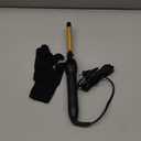 DAN Technology 5/8 Inch Curling Iron Wand, Tourmaline Ceramic Hair Curler with LCD Display (180F430F), Fast Heating, Dual Voltage, Auto Shut-Off, Black & Gold