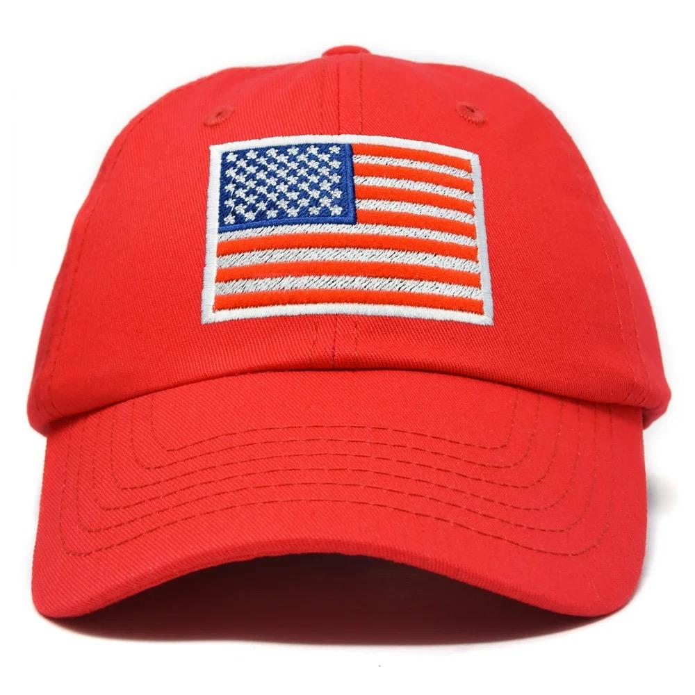 American Flag Baseball Cap for Men Women, Tactical-Inspired Patriotic Design with USA Flag Embroidery & Adjustable Fit