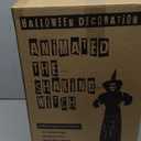 ELAMAS Animatronics 162.6 cm Dancing Witch Halloween Decorations - Sound Activation with Scary Sound, Scary Movement, Bright Eyes, Scary Haunted House Horror Accessory