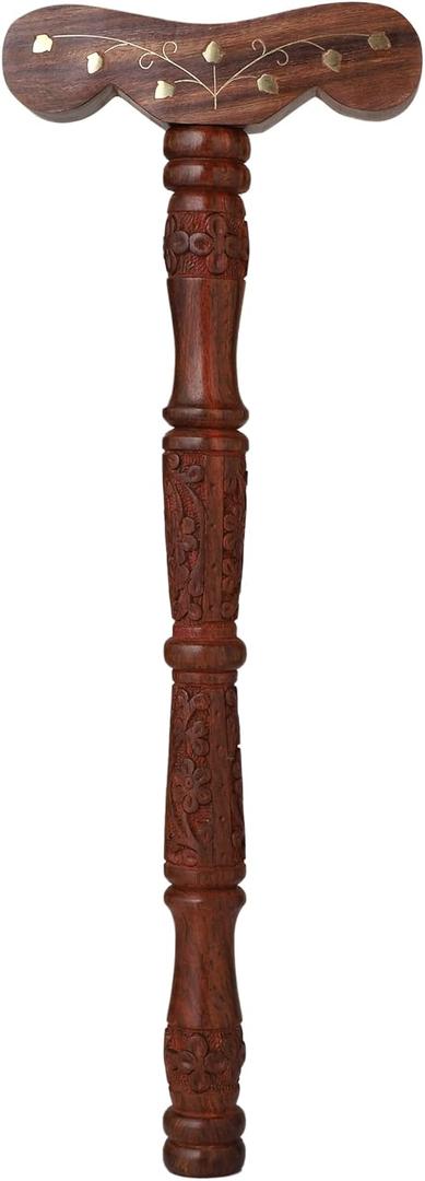 Yoga Danda (T-Shaped) Meditation Staff, Supports in Breath Flow