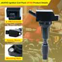 UF764 Ignition Coil Compatible with Hyundai 15-19 Sonata,17-20 Santa Fe,18-21 Tucton,17-22 Sportage,16-20 Optima,16-20 Sorento,19-23 G70,17-22 G90, 27300-2GGA0 1 PC
