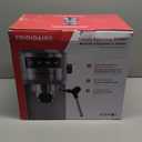 Frigidaire Steam Espresso Maker, Coffee Machine with Milk Frother & Cup Warmer, 20 Bar Pressure, 34 oz Removable Water Tank, Single or Double Shot, Stainless Steel