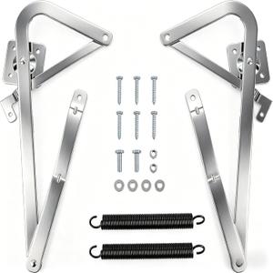 55-2 Attic Ladder Hinge Arms with Springs - Replacement Kit Compatible with Werner MK5, WU2210, W2208, W2210 (Manufactured After 2010)