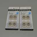 Honoson 8 Pcs Self Adhesive Caster Wheels Appliance Rollers Appliance Sliders for Kitchen 360 Swivel Universal Wheel Mini Small Kitchen (White with 1 Steel Ball Style)