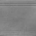 ACHIM Memory Foam Bathroom Rugs - 17 x 24 Inch (Elle Grey) - Ultrasoft Non Slip Bath Mat for Bathroom Floor, Shower, Bedroom & Kitchen - Quick Dry Washable Dense Memory Foam Bath Mat Shower Rug