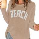 Beach Knit Long Sleeve Top Size XL