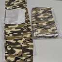 Lularoe Tall Curvy (TC fits Sizes 12-18) Camoflage Brown Green Black Buttery Soft Adult Leggings, Pack of 2