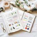 spicssa Beginner Embroidery Stitch Book Kit, Embroidery Kit for Beginners Adults with Video Tutorials, 79 Essential Stitches & Embroidery Patterns, DIY Your Own Embroidery Journal, Handmade Gift