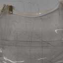 Stadium Approved Bags for Women -Shoulder Bags PVC Purse, Concert Bag (Clear-plastic Strap)