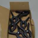 SLOW DOLPHIN Heavy Duty Spring Clamps Clip 4.5 Inch for Muslin/Paper Photo Studio Backdrops Background-6 Pack(Black)