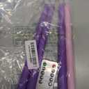 Abkshine Set of 4 Battery Operated Flameless Taper Candles for Advent Wreath - 3 Purple, 1 Pink - Flickering Candles for Home, Church, School Decor