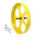 10-3/4 Inch Bi-Metal Hole Saw with Arbor, 10.75" HSS Hole Cutter with 1-1/4" Cutting Depth, Large Hole Saw for Wood, Drywall, Plywood, MDF, Plastic and Thin Metal Sheet, 273mm